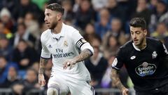 Ramos ve la quinta amarilla y no jugará contra el Granada