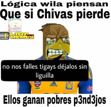 Los 45 mejores memes de la derrota de Chivas frente a Tigres