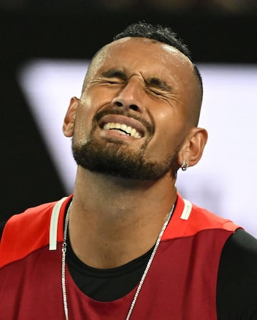 Las reacciones de Nick Kyrgios en su derrota contra Daniil Medvédev