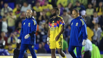 Allan Saint-Maximin of America during the 12th round match between America and Santos as part of the Liga BBVA MX, Torneo Apertura 2025 at Ciudad de los Deportes Stadium, on October 04, 2025 in Mexico City, Mexico.
