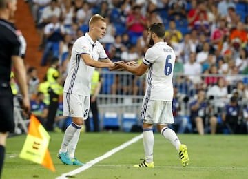 Lienhart sustituye a Nacho en el último Trofeo Bernabéu.