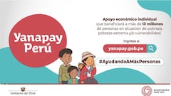 Bono Yanapay y 210 soles | Link y cómo ver con cuenta DNI quién puede cobrarlo, 13 de enero