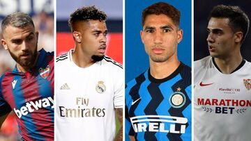 Mayoral, Mariano, Achraf y Reguilón, una vía de ingresos para el Madrid.
