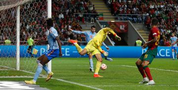 0-1. Álvaro Morata marca el primer gol.
