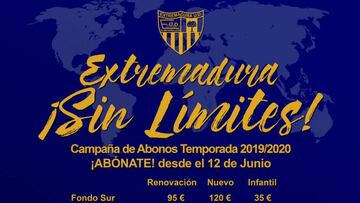 El Extremadura supera los mil abonados en apenas 4 días
