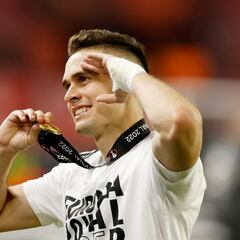 Rafael Santos Borré, en el once ideal de la Europa League 21/22