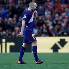 Pesimismo con Iniesta: podría no llegar al partido ante el Chelsea