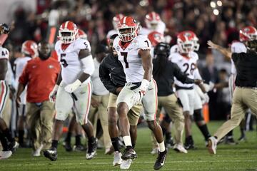 Las mejores imágenes del Rose Bowl y la victoria de Georgia