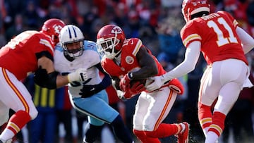 Tyreek Hill de Kansas City Chiefs es uno de los valores en alza en la NFL.
