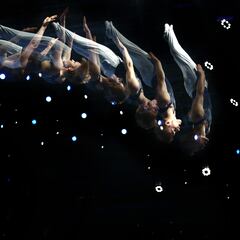 Salto de trampolín secuencia a secuencia