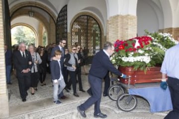 Ignacio Zoco ha recibido hoy el último adiós de sus familiares, amigos y personalidades del fútbol en el entierro celebrado en Pamplona.