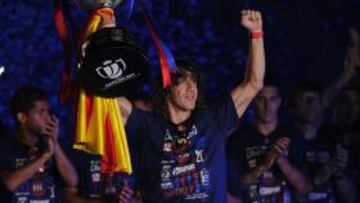 La última fiesta de Guardiola en el Barça fue sin discursos