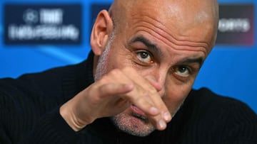 Pep Guardiola, entrenador del Manchester City.