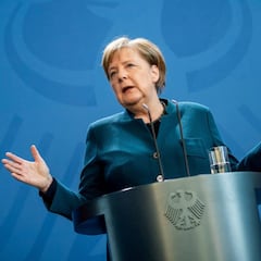 El primer test de coronavirus de Angela Merkel da negativo