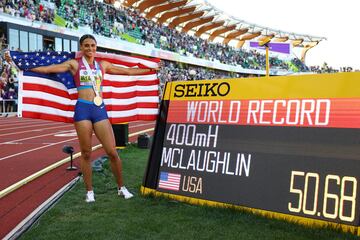 McLaughlin considering new challenges after 400m hurdles world record