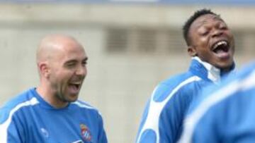 <b>ESPANYOL </b>Iván de la Peña y Carlos Kameni.