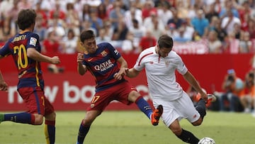 Copa del rey final between Barcelona and Sevilla