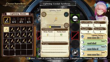 Captura de pantalla - Atelier Lydie & Soeur: Alchemists of the Mysterious Painting (NSW)