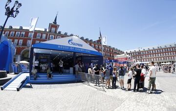 Ambiente de Champions en las calles de Madrid