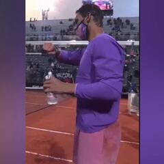 El GIF que enamora al madridismo: Nadal justo después de ganar en Roma