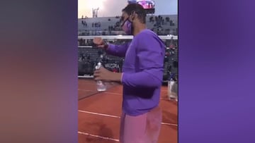 El GIF que enamora al madridismo: Nadal justo después de ganar en Roma