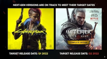 The Witcher 3 para PS5 y Xbox Series reafirma su ventana de lanzamiento en 2022
