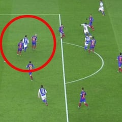 La Real responde al Barça con decisiones arbitrales a su favor