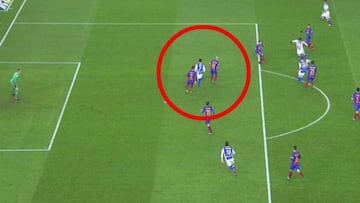 La Real responde al Barça con decisiones arbitrales a su favor