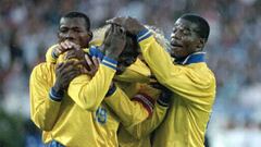 Números de la Selección Colombia jugando como visitante