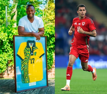 David Johnson fue internacional con Jamaica. Su hijo, Brennan Johnson, nacido en Inglaterra, optó por representar a Gales, país de origen de su madre, y ya ha sido internacional absoluto.