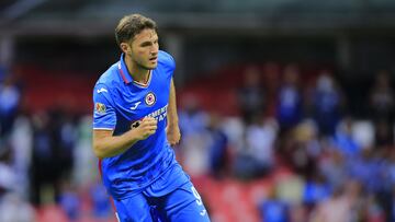 Santiago Gimenez celebrates his goal 1-2 of Cruz Azul during the game Cruz Azul vs Puebla, corresponding Round 04 the Torneo Apertura 2022 of the Liga BBVA MX at Azteca Stadium, on July 23, 2022.
<br><br>
Santiago Gimenez celebra su gol 1-2 de Cruz Azul durante el partido Cruz Azul vs Puebla, correspondiente a la Jornada 04 del Torneo Apertura 2022 de la Liga BBVA MX en el Estadio Azteca, el 23 de julio de 2022.