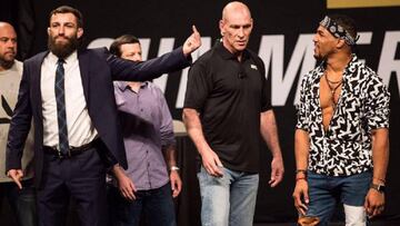 Michael Chiesa y Kevin Lee, durante un acto de promoción.