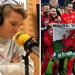 Pueden comparar: Odegaard dice lo que él habría puesto en la bandera de Bale