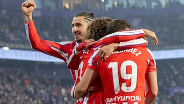 30/11/24
PARTIDO DE PRIMERA DIVISION
REAL VALLADOLID - ATLETICO DE MADRID
CELEBRACION de - ANTOINE GRIEZMANN - JULIAN ALVAREZ - JOSE MARIA GIMENEZ ALEGRIA ALEGRIA