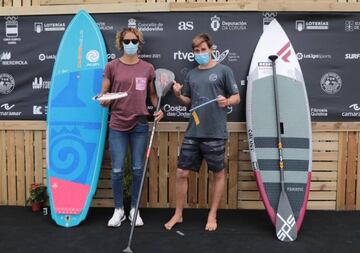 Campeones de Espa?a de SUP olas 2020.