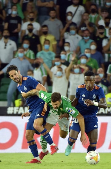 Isco, Ruibal y Vinicius.