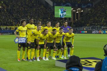 Once inicial del Borussia de Dortmund