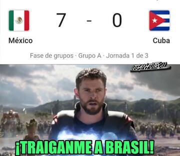 Los memes del triunfo de México ante Cuba