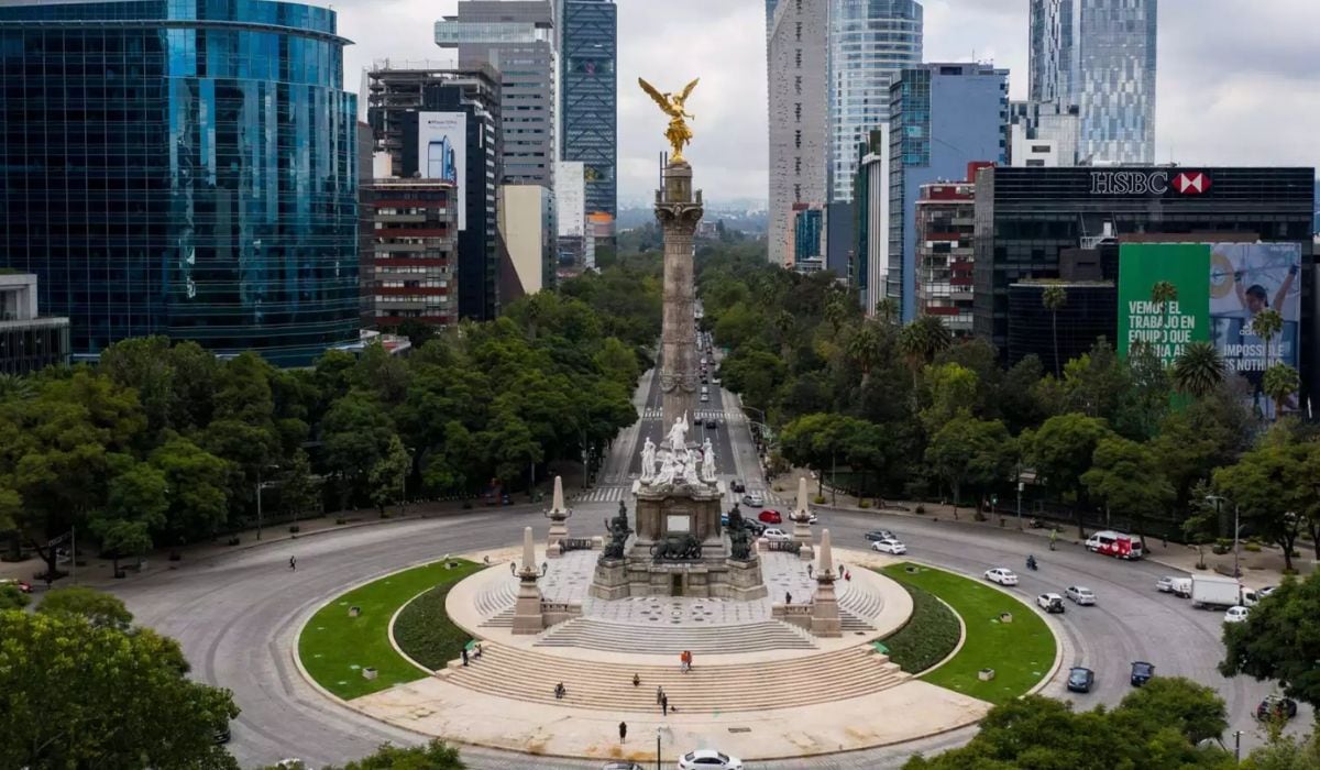 El espeluznante movimiento del Ángel de la Independencia en México durante el sismo