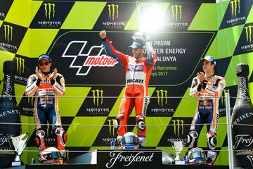 Junto a Marc Márquez y Dani Pedrosa