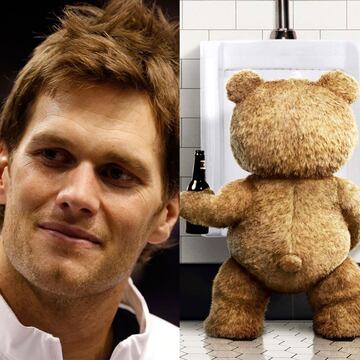 Tom Brady tiene un pequeño cameo en 'Ted 2'. En la secuela, el gamberro oso protagonista quiere ser padre junto a su esposa y se cuela en casa del quarterback para que él le ayude a engendrar a su vástago.Como no podía ser de otra manera, el deportista le