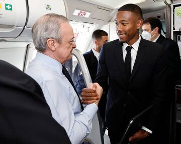 Florentino Pérez y Alaba.