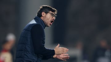 Víctor, en el partido contra el Estrasburgo.