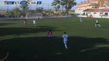 Luca Zidane gaffe costs Castilla a penalty and keeper a red card