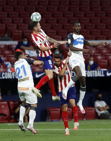 Martín Aguirregabiria, Saúl Ñíguez, Koke y Mahmoud Abdallahi.