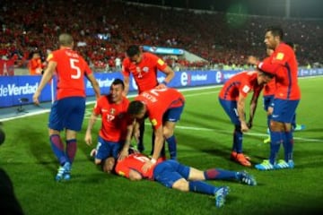 Chile vs Argentina, en imágenes