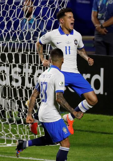 Los dirigidos por Tite ganaron en el partido inaugural de la Copa América con anotaciones de Coutinho, en dos oportunidades, y Everton.