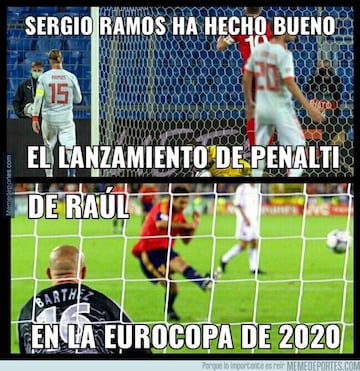 Sergio Ramos, protagonista de los memes de la jornada de selecciones