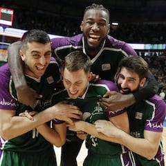 El Valencia, el Unicaja y el Andorra pelean por el título