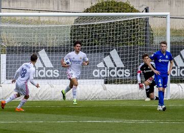 La temporada pasada militó en el Castilla, marcó al Getafe B y no lo celebró.